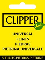 Clipper® - Vuursteen - Navulling - Aansteker - Flints - (Set van 9)