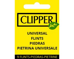 Clipper® - Vuursteen - Navulling - Aansteker - Flints - (Blister à 9 stuks)