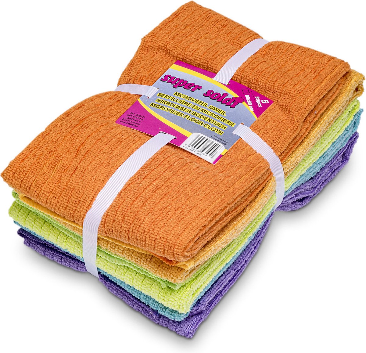 Goedkoopste Super Soldi Microvezeldweil - set 5 stuks - 60x80cm