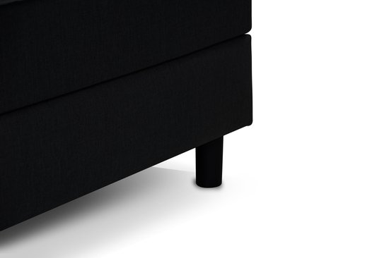 Sommier Home - Complet - Ressort ensaché - Mousse froide HR - Zwart - 90x220 cm