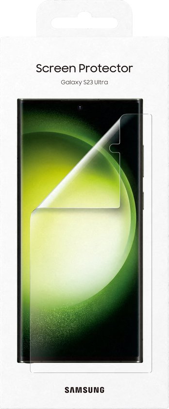 Protecteur d'écran en verre trempé Ksix pour Samsung Galaxy S23 Ultra 5G  noir
