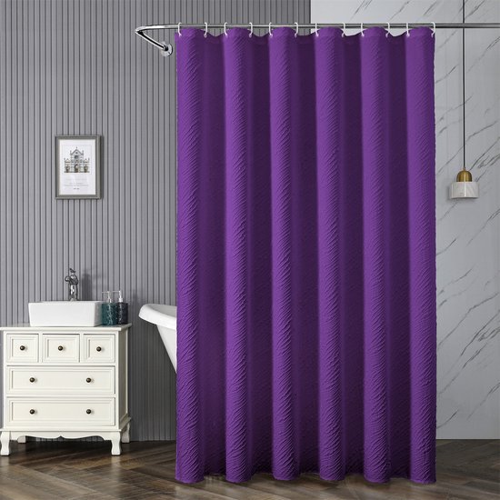 Floraweg Douchegordijn,douchegordijnen voor badkamer 3D embossing