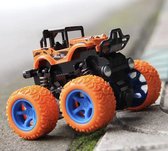 Babycure Monster 4x4 Truck | Orange with blue wheels | 1 op 36 | | Leuk om cadeau te geven | kadotip! | 1:36 | Oranje speelgoed truck SUV | All wheel drive | Stoere speelgoed auto trucks