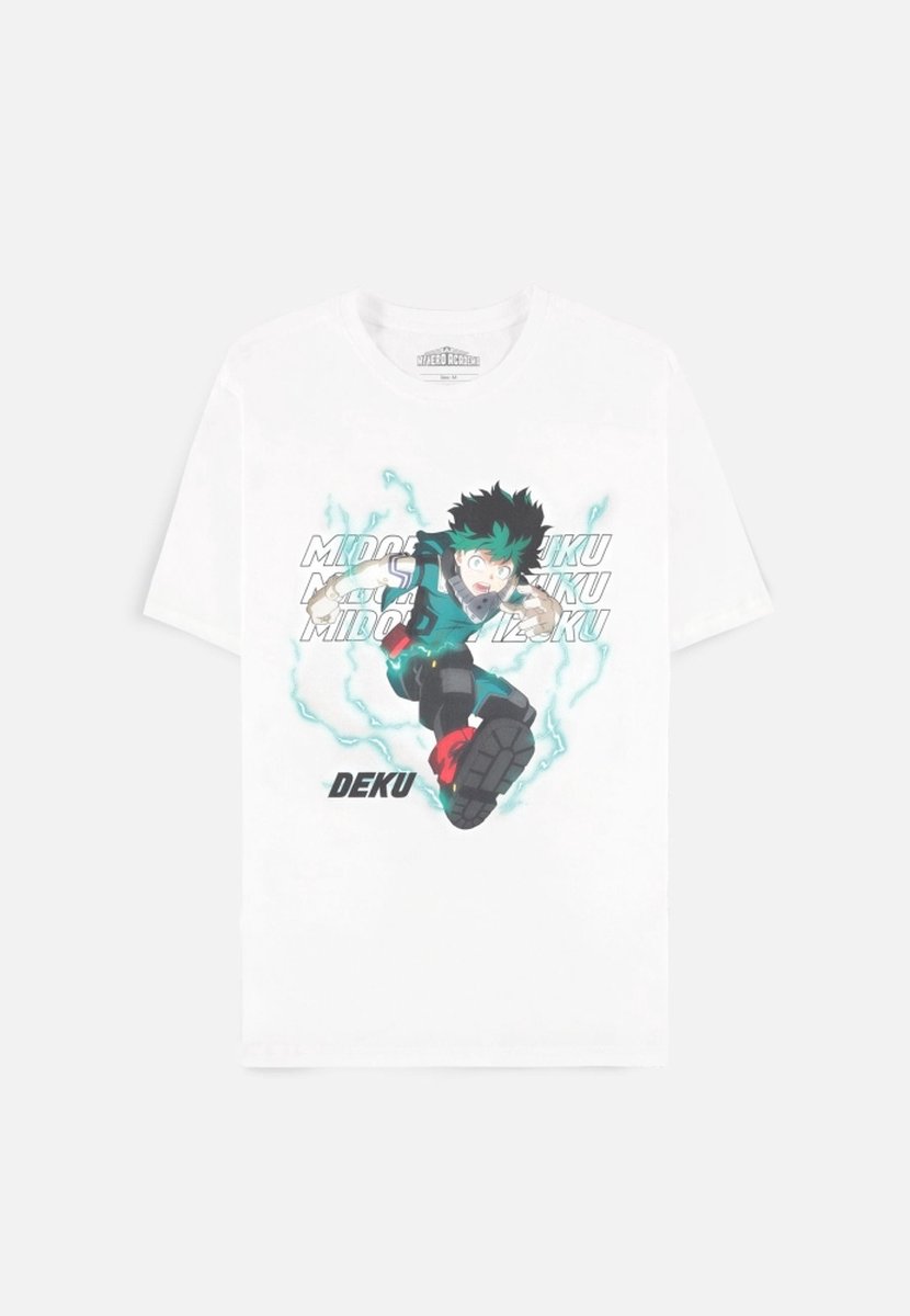My Hero Academia - Deku Heren T-shirt - L - Wit