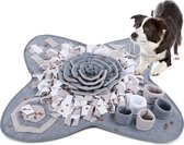 SNOOTS - Snuffelmat Hond - Grijs - Honden Denkspel - 70 x 70 cm