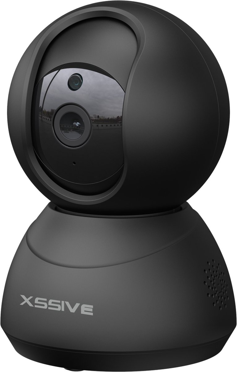 Xssive Smart Wifi Camera - Wit - PTZ - 2K - Black