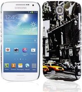 Cadorabo Hoesje geschikt voor Samsung Galaxy S4 MINI met NEW YORK CAB opdruk - Hard Case Cover beschermhoes in trendy design