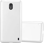 Coque Cadorabo pour Nokia 2 2017 en METAL ARGENT - Coque de protection rigide en aspect métal contre les rayures et les chocs