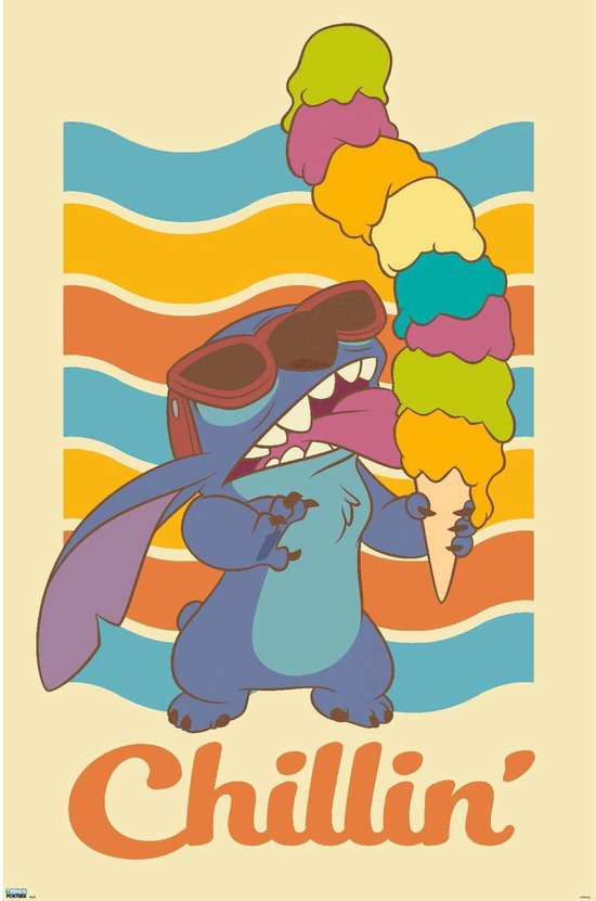 Stitch Chequered Poster 61x91,5cm