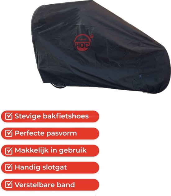 CUHOC Bakfietshoes Voor Kleinere / Elektrische Bakfiets (met huif) - Red Label - tot 205 cm van CUHOC — afbeelding 2