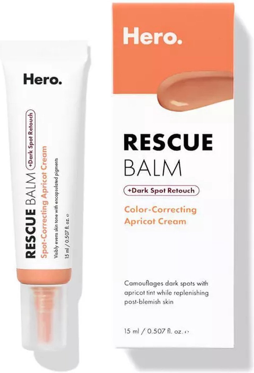 Hero Cosmetics - Rescue Balm +Dark Spot Retouch Post-Blemish Recovery Cream - 15ml