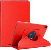 Cadorabo Tablet Hoesje geschikt voor Huawei MatePad PRO (10.8 inch) in KLAPROOS ROOD - Beschermhoes ZONDER auto Wake Up, met stand functie en elastische band sluiting Book Case Cover Etui