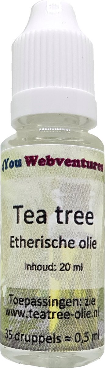 Goedkoopste Pure etherische tea tree olie - 20 ml - etherische olie - essentiële tea tree olie