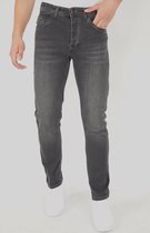 Grijze Regular Fit Jeans Mannen - DP15 - Grijs