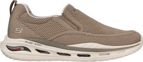 Skechers Arch Fit Orvan Gyoda Chaussures à enfiler pour hommes - Taupe - Taille 40