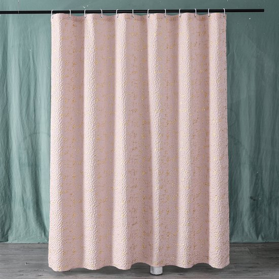 UFRIDAY Frosted douchegordijn voering 182,9 x 182,9 cm met 3 grote magneten, Eva kunststof verzwaarde douchegordijnen voor badkamer, waterafstotend, zwaar belastbaar, semi-transparant