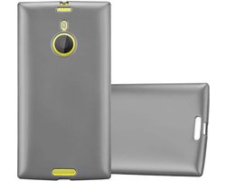 Cadorabo Hoesje geschikt voor Nokia Lumia 1520 in METALLIC GRIJS - Beschermhoes gemaakt van flexibel TPU silicone Case Cover