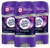 Lady Speed Stick Fitness Deodorant 3 x 65 g Gel - Deo - Deodorant Vrouw - 48 Uur Bescherming - Deo Stick - Deodorant Vrouw Voordeelverpakking