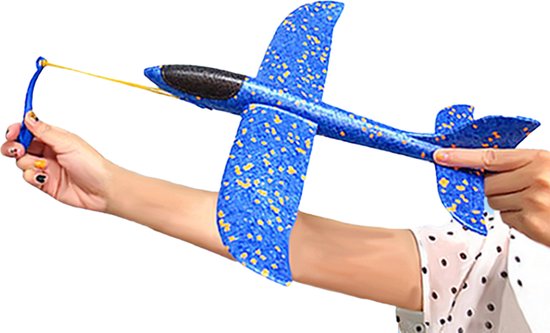Speelgoed Vliegtuig XXL met Katapult - Tozy Zweefvliegtuig- Zweefvliegtuigen