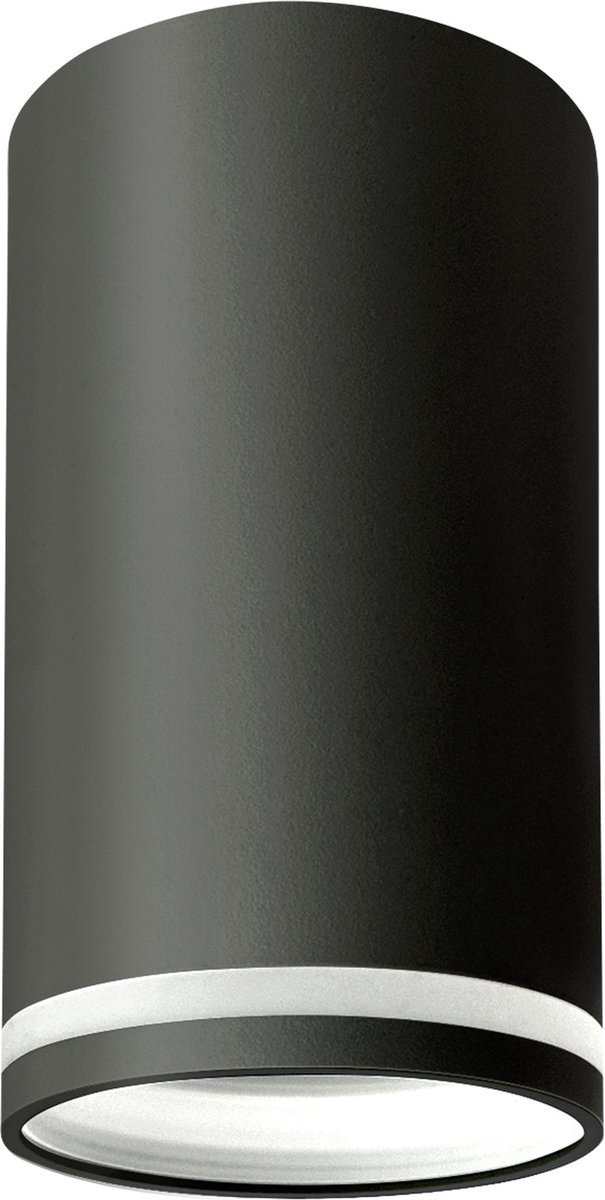 Spectrum - LED plafondspot CHLOE RING - 1x GU10 aansluiting - Mat zwart