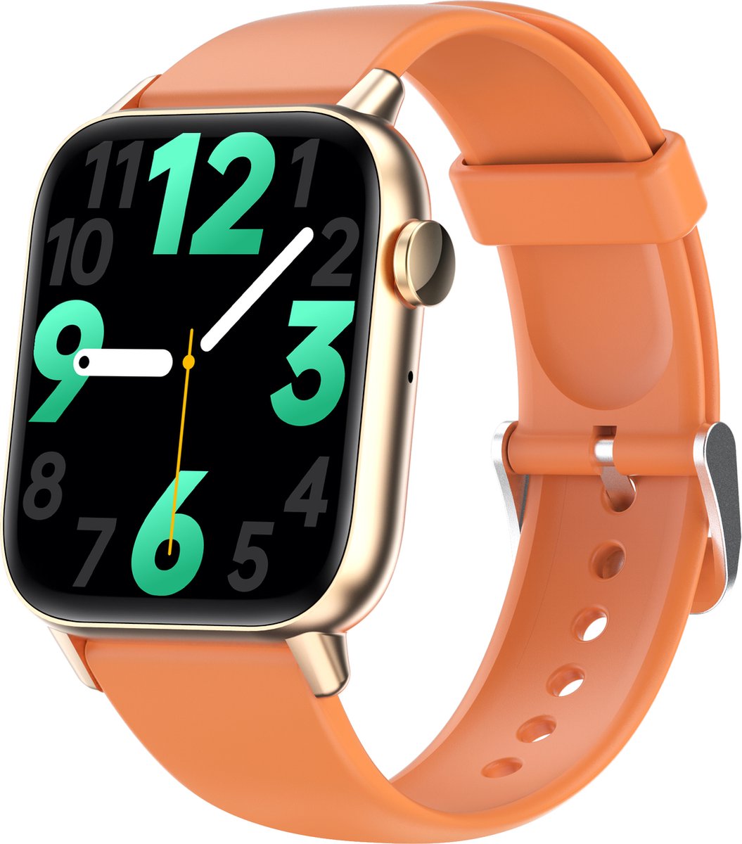SAMTECH Smartwatch bandje - polsband - Strap QS08 - Oranje