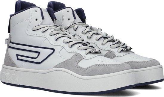 Diesel S-ukiyo Mid Dames Hoge sneakers - Dames - Wit - Maat 39 | bol.com