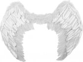 Engelen vleugels 80cm x 60cm veren wit