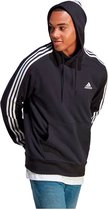adidas Sportswear Essentials French Terry 3-Stripes Hoodie - Heren - Zwart- L
