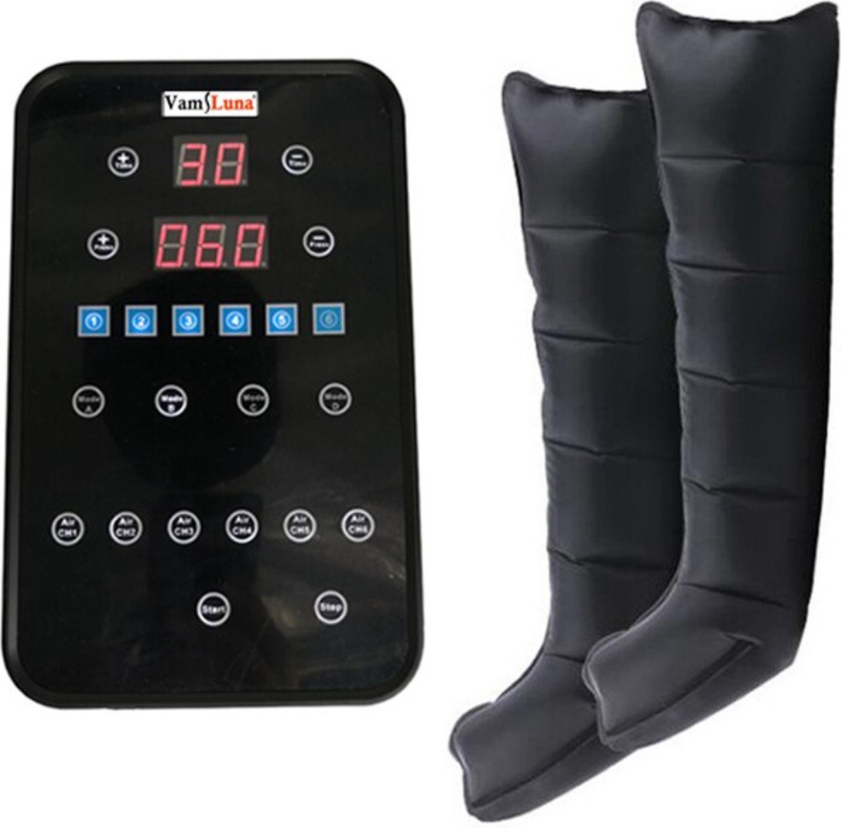 Bolture Beenmassage & Voetmassage Apparaat - Lymfedrainageapparaat - Recovery Boots - Luchtcompressie - Stimuleert Bloedcirculatie