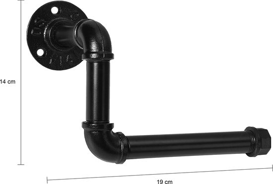 Badkamer Planken Industriële Retro Iron Toiletrolh... - Vicedeal