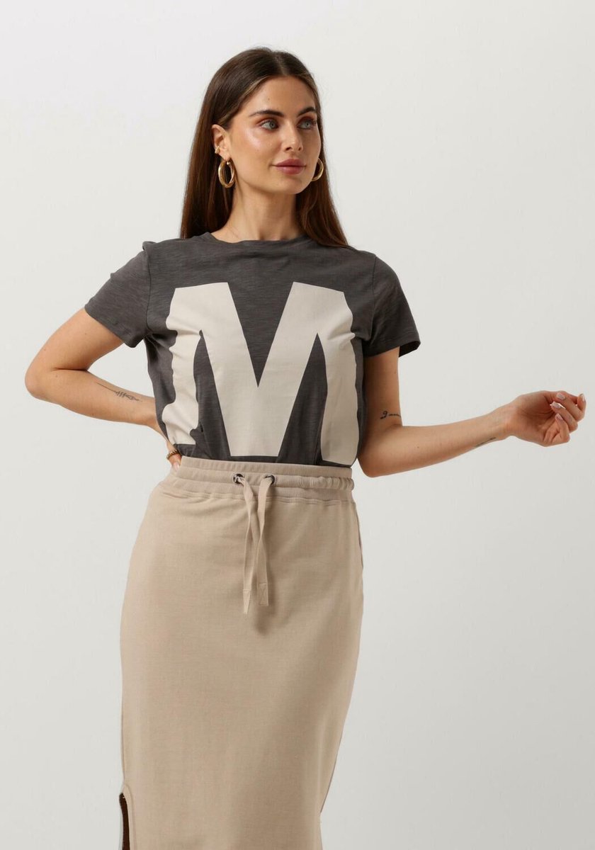 Moscow 47-04-mtee Tops & T-shirts Dames - Shirt - Antraciet - Maat M