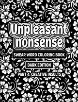 Scheldwoorden kleurboek van HugoElena- Unpleasant nonsense: creative insults - Kleurboek voor volwassenen - deel 4 - Engelse editie