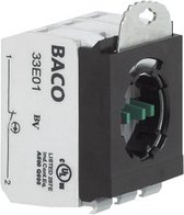 BACO 333E11 Contactelement Met bevestigingsadapter 1x NC, 1x NO Moment 600 V 1 stuk(s)