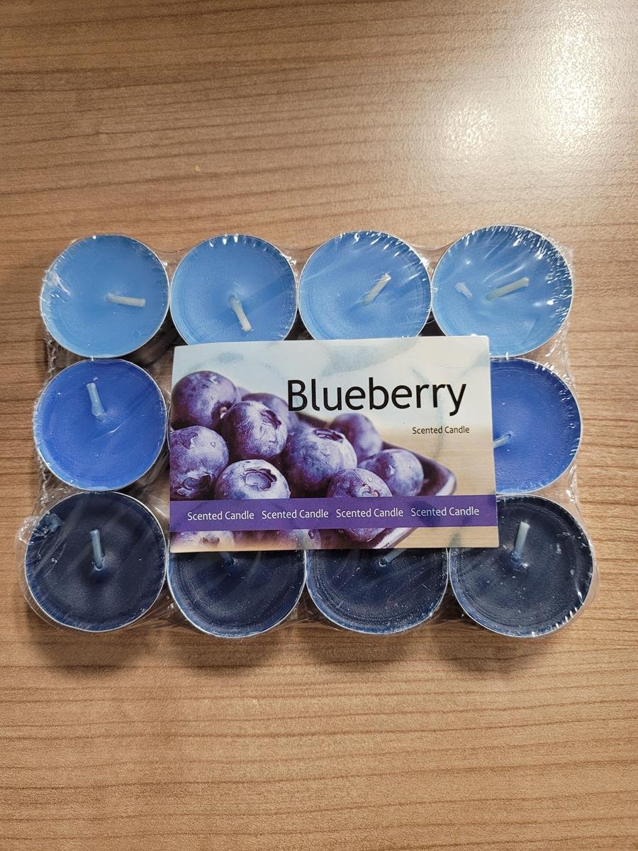Eda Theelicht Blueberry 12 stuks per pak