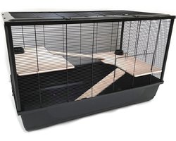 Hamsterkooi / rattenkooi / muizenkooi Harry zwart
