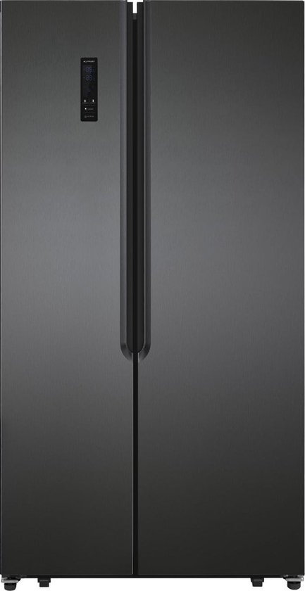 Koelkast: Lektolux LE436BI Amerikaanse koelkast donker zwart RVS, van het merk Lektolux
