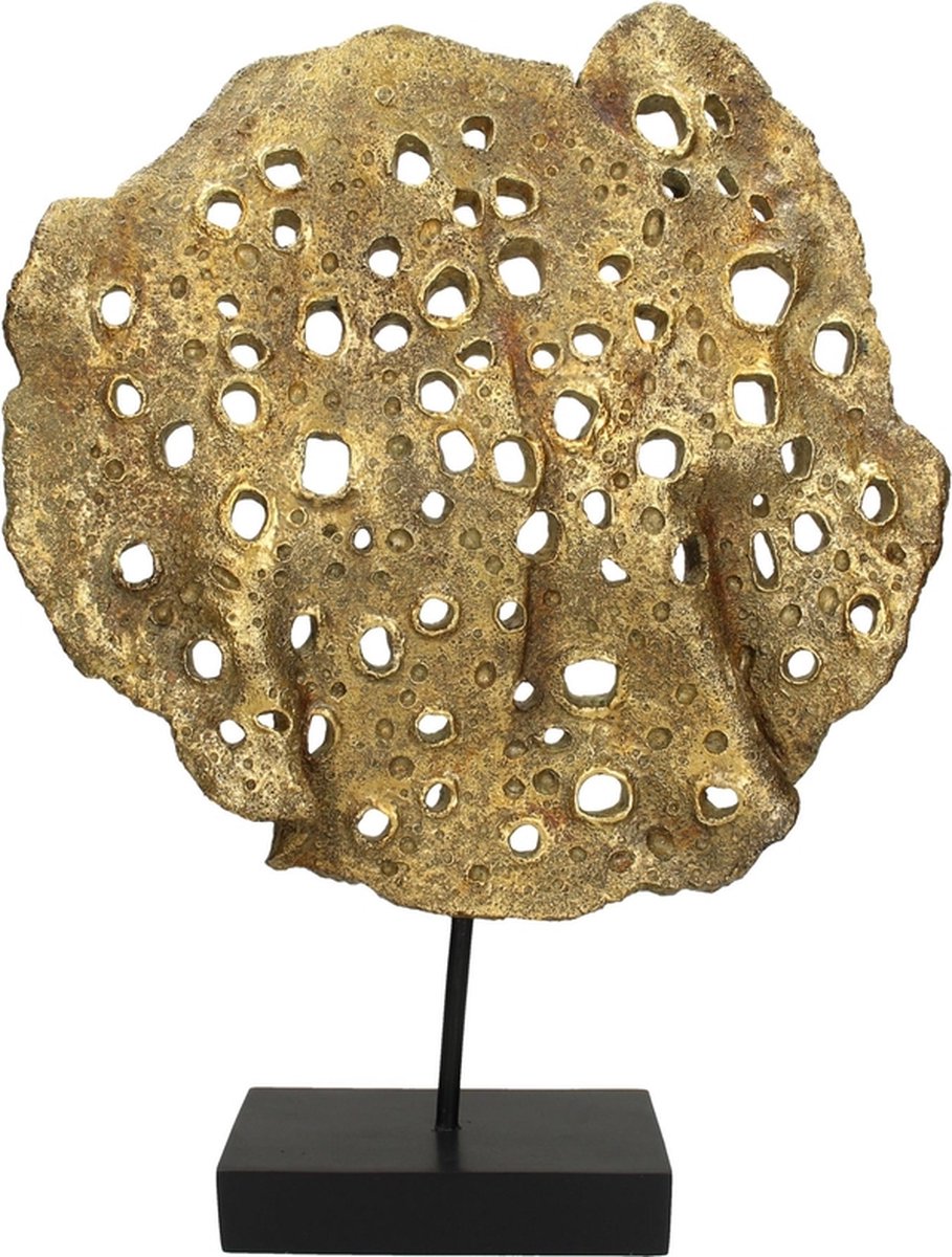 Kersthangers - Ornament Coral Polyresin Gold 42x11x55cm