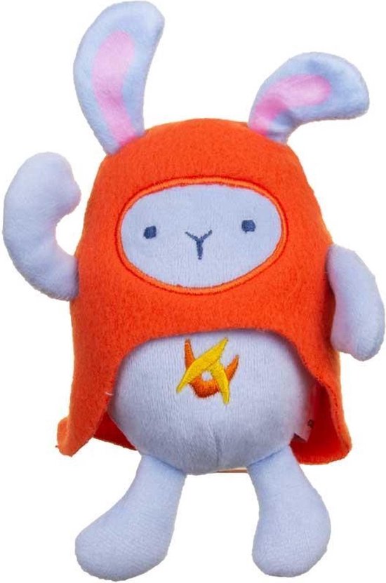 Hoppity Pluche Knuffel 17 cm Bing [Speelgoed knuffeldier knuffelpop voor kinderen jongens meisjes baby | Bing, Sula, Flop, Hoppity, Pando]