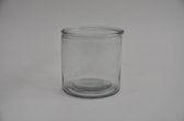 Sfeerlichten - Glaspot Cilinder Helder D10 H10cm