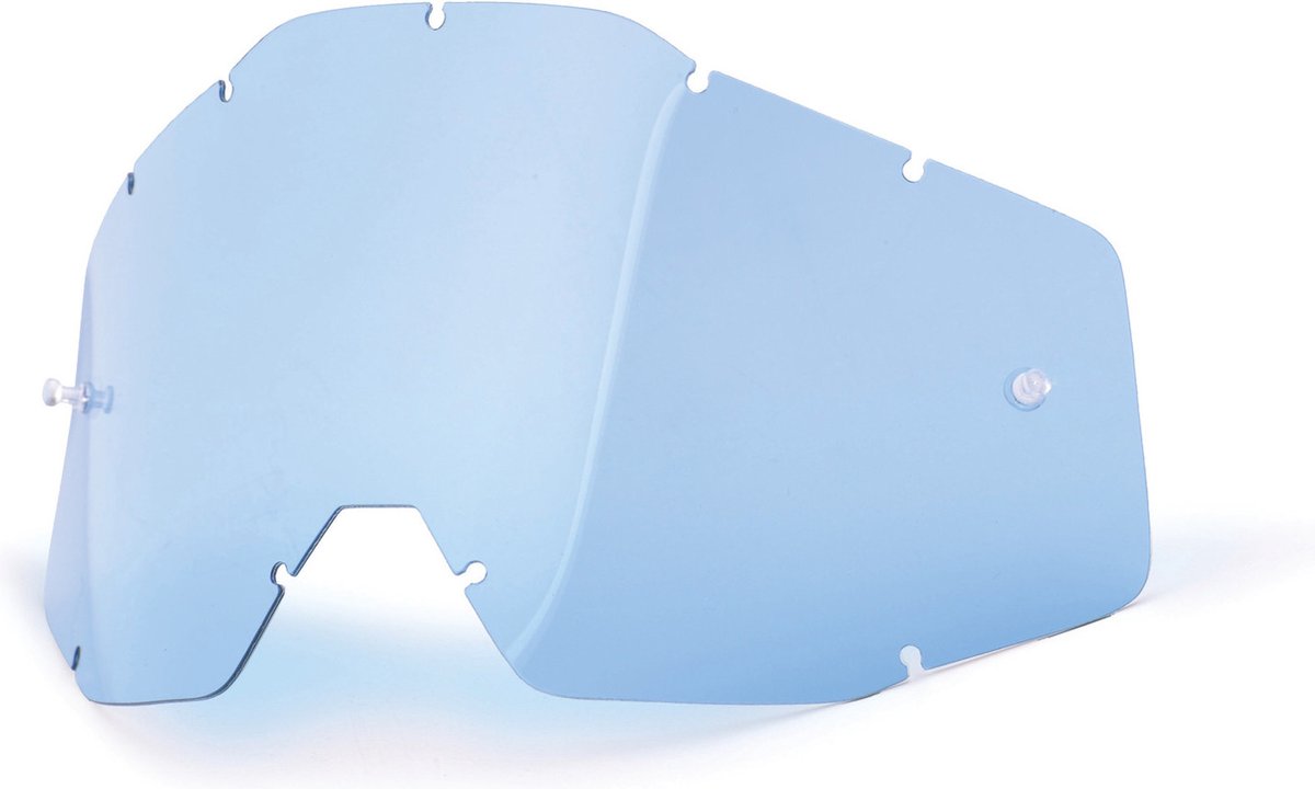 100% Racecraft 1/Accuri 1/Strata 1 Goggles Replacement Lens Anti-Fog - Blauw -