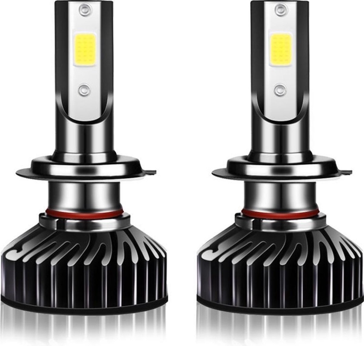 TLVX H7 Felle Auto LED lampen 2 stuks – Canbus – Goede pasvorm – Koplampen – 6000K wit licht – Autoverlichting – 12V – Dimlicht – Grootlicht – 7000Lumen (2 stuks)