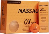 Nassau QX Soft - Balles de golf - 12 pièces - Orange