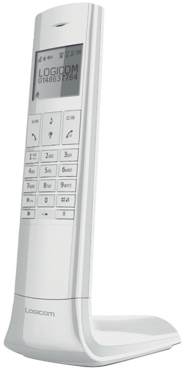 Logicom Luxia 150 Solo Draadloos antwoordapparaat Wit grijs