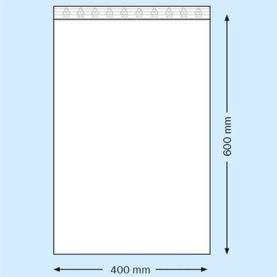 1 doos = 1000 stuks. 400x600 mm 50u PE-zak platte zak foliezak doorzichtige zak plastic zak doorzichtige zakken doorzichtige zakken vrieszakken transparant voedselveilig