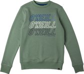 O'Neill Sweatshirts Boys All Year Crew Sweatshirt Agave Green 164 - Agave Green 70% Cotton, 30% Recycled Polyester