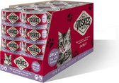 24x Voskes Kattenvoer Nat Tonijn met Zeebaars 85 gr