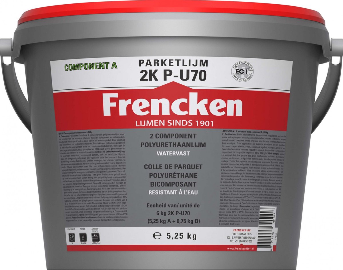 Frencken parketlijm 2k h330 6 kg