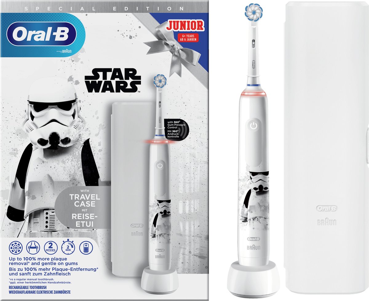 Oral-B Junior Elektrische Tandenborstel Star Wars Powered By Braun
