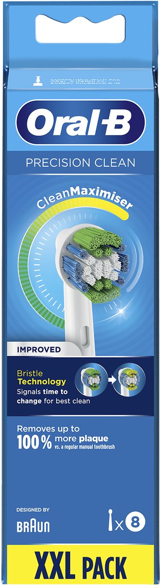 Oral-B Precision Clean-opzetborstel met CleanMaximiser, 8