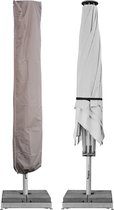 Raffles Covers Parasolhoes - Hoog: 390 cm - RUS390 - Waterdicht - Solution Dyed | UV-bestendig | Rits en stok | Trekkoord - Parasolhoes voor staande parasol
